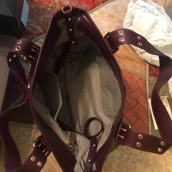 Mark Jacobs Stella Dark Plum Tote - Picture 5 of 5
